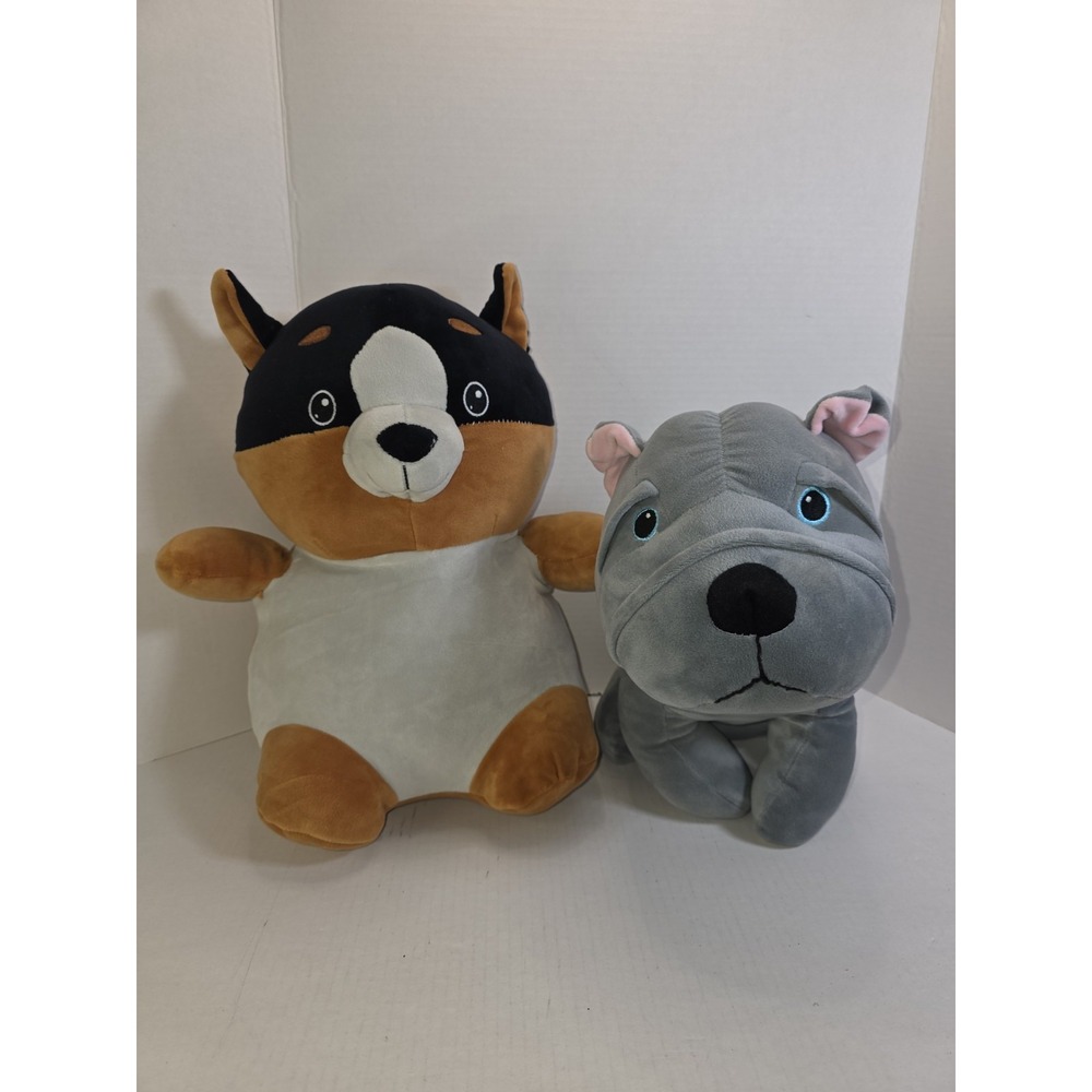 Toybox Corgi Angelo Shar Pei Puppy Dogs Super Soft Plush Collectible